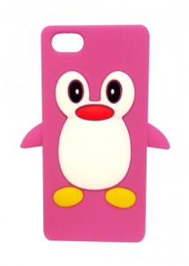 Cute Penguin iPhone 5 case (pink)
