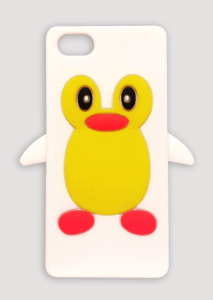 Cute Penguin iPhone 5 case (white)