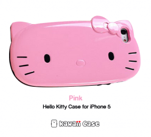 Hello Kitty head iPhone 5 case (All Pink)