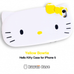 Hello Kitty head iPhone 5 case (Yellow bowtie)