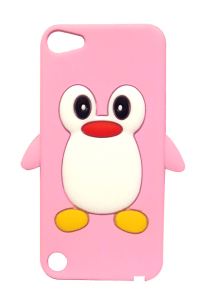 Cute Penguin Case for iPod Touch 5 (pink)