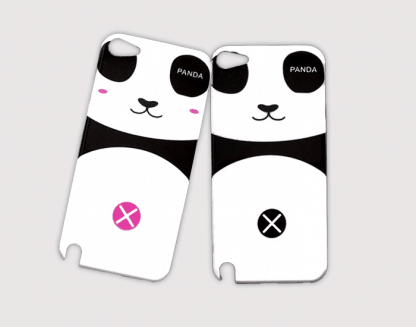Cute Girl and Boy Panda Case for iPod Touch 5